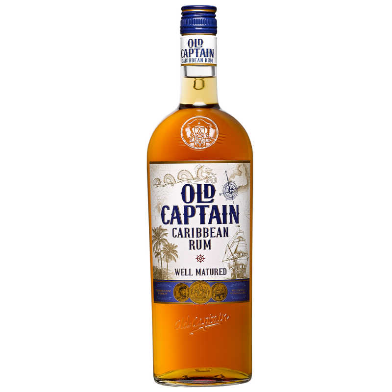 Old Captain Brown Rum 1L 37,5%